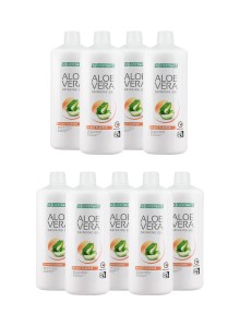 9x Aloe Vera Drinking Gel Peach Flavour (Set)